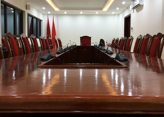 Dự án lắp đặt âm thanh phòng họp tại ngân hàng Agribank